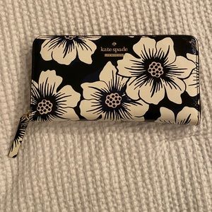 Kate Space floral continental wallet